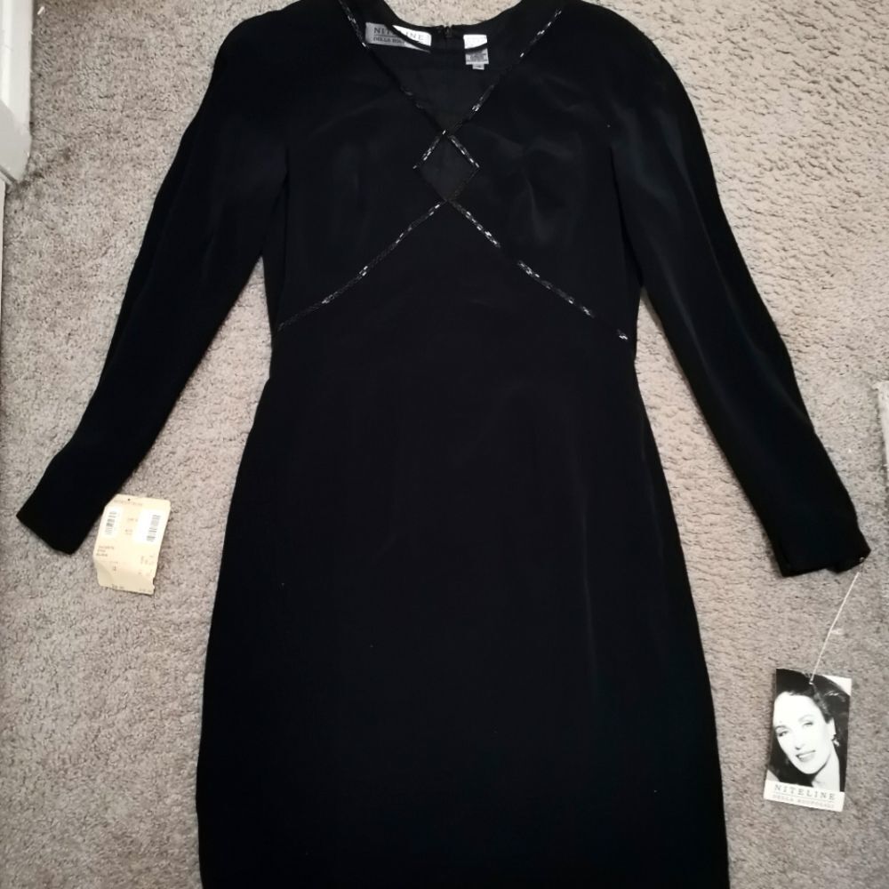 Vintage Niteline Black Dress.